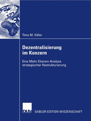 cover image of Dezentralisierung im Konzern